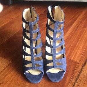 Blue Marc Fisher Heels